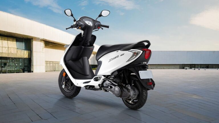 TVS Zest 110 में 19 लीटर का स्टोरेज स्पेस और सिर्फ़ 103kg