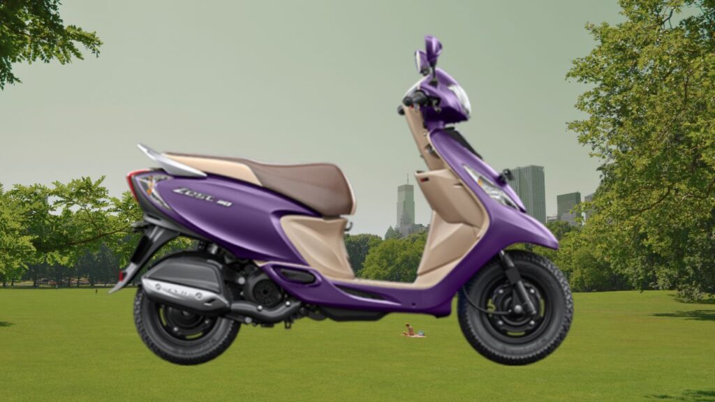 TVS Zest 110 में 19 लीटर का स्टोरेज स्पेस और सिर्फ़ 103kg
