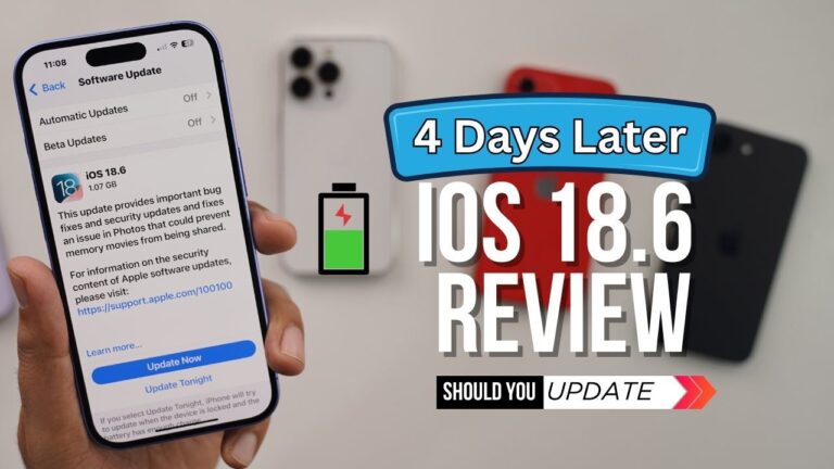 iOS 18.6 Review