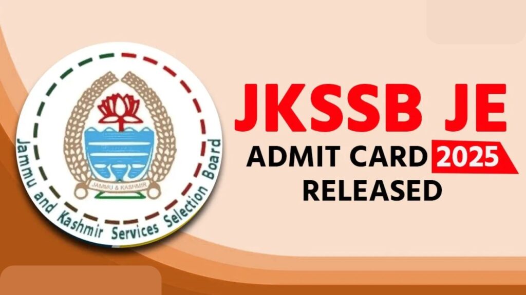 JKSSB JE Exam Date 2025