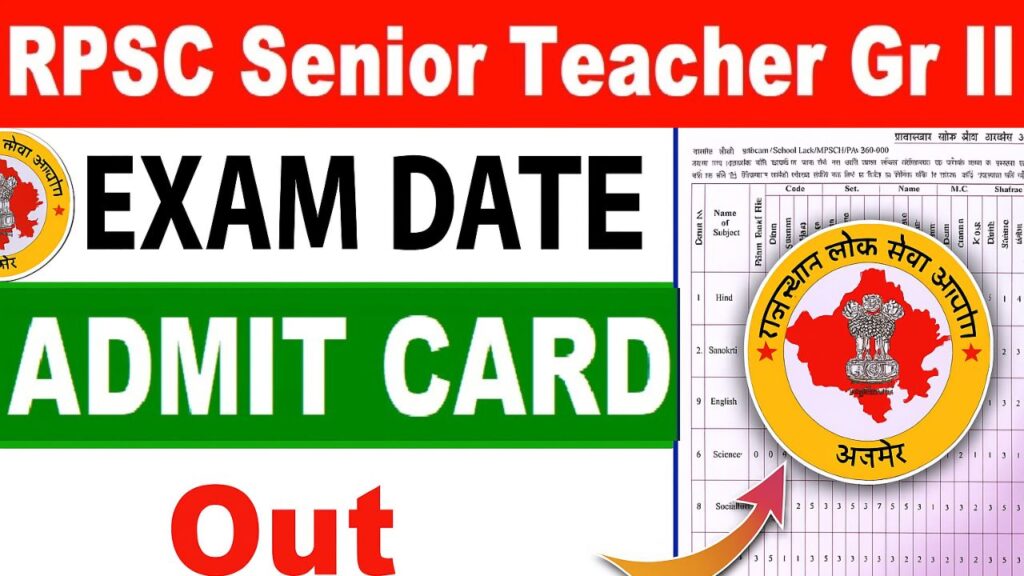 RPSC Senior Teacher Grade