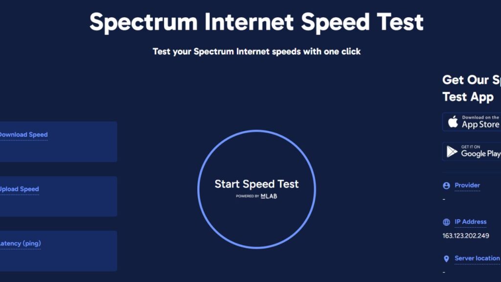 Test Spectrum Speed Fast